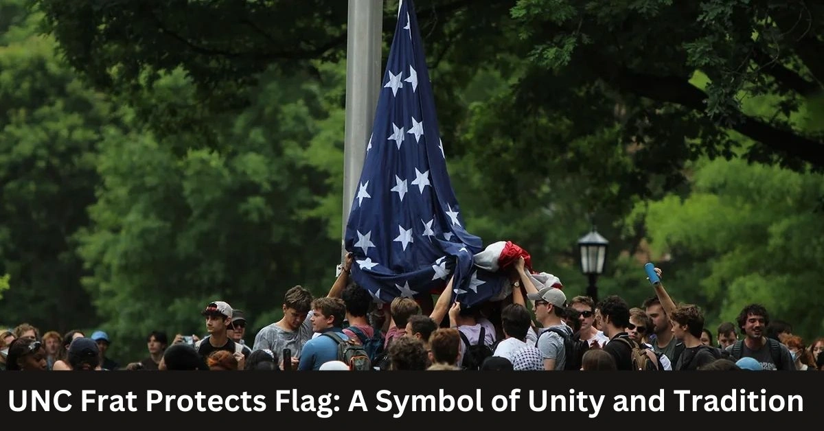 UNC Frat Protects Flag